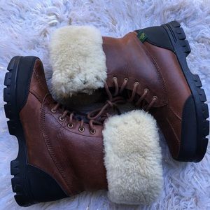 Women’s Ralph Lauren leather Quinta boots.
